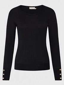 Sweter Karen by Simonsen czarny damski 