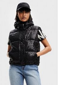 Kamizelka Desigual czarna damska 