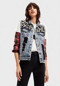 Kamizelka Desigual niebieska damska 