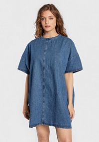 Sukienka jeansowa Wrangler niebieska 