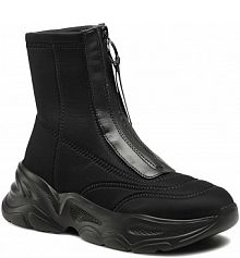 Botki Nylon Red czarne damskie