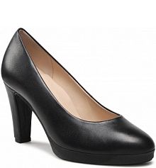 Półbuty na obcasie Gabor czarne