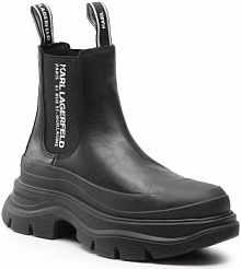 Sztyblety KARL LAGERFELD czarne damskie