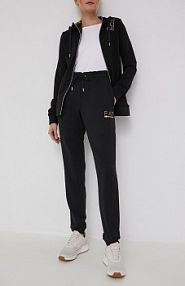 Spodnie dresowe EA7 Emporio Armani  czarne damskie 8NTP66.TJ9RZ