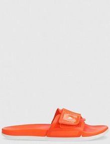 Klapki adidas by stella mccartney  pomarańczowe damskie GX1542