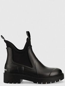 Kalosze Calvin Klein Jeans  czarne damskie YW0YW01034.BD