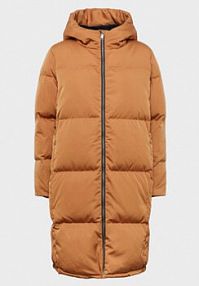 Kurtka puchowa YAS brązowa damska 