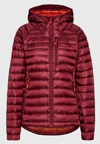 Kurtka puchowa Rab czerwona damska 