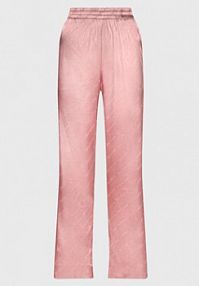 Piżama Juicy Couture różowa damska Spodnie piżamowe Paula Monogram JCLB222019  Regular Fit