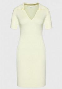 Sukienka dzianinowa Glamorous żółta 