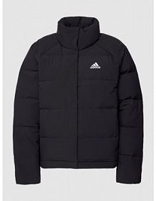 Kurtka puchowa z nadrukiem z logo model HELIONIC ADIDAS SPORTSWEAR czarna damska EAN HG8696