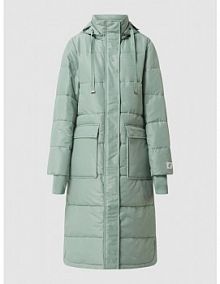Płaszcz z naszywką z logo moves turkusowy damski EAN 204772375