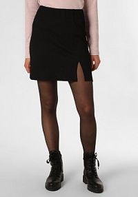 Spódnica  Kobiety Sztuczne włókno czarna jednolity XS Aygill's