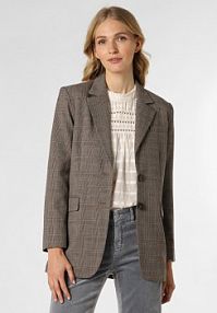 Blezer  Kobiety brązowy/beżowy w kratkę 40 IPURI