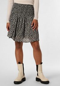 Spódnica    MSCHHibba Rikkelie czarna/lila Moss Copenhagen