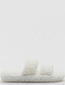 Miękkie kapcie Reserved beżowe damskie 7963O-01X