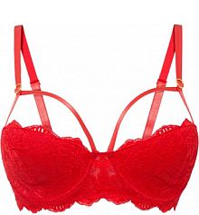 Biustonosz balkonetka na fiszbinach  Bonprix