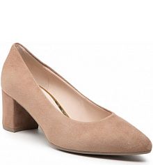 Półbuty na obcasie Gabor beżowe