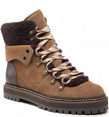 Trapery See By Chloé brązowe damskie