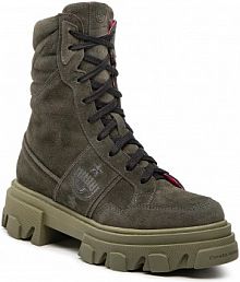 Botki Chiara Ferragni zielone damskie