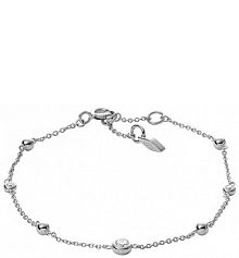 Bransoletka Fossil  srebrna JFS00452040