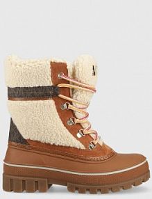 Śniegowce MICHAEL Michael Kors  brązowe damskie 40F2OZFB5D.96