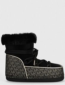 Śniegowce MICHAEL Michael Kors  czarne damskie  40F2ZMFE5D.0