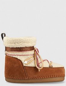 Śniegowce MICHAEL Michael Kors  brązowe damskie 40F2ZMFE5S.96