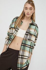 Koszula z długim rękawem Noisy May  zielona 27012531.Suga