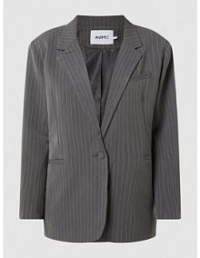 Żakiet ze wzorem w cienkie prążki model Daizy moves szary EAN 205882586