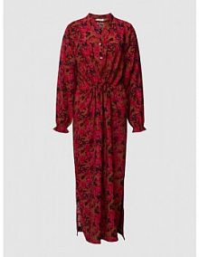 Sukienka midi ze wzorem na całej powierzchni model Adriane FREE/QUENT różowa EAN 200577