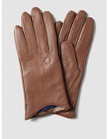 Rękawiczki skórzane z wytłoczonym logo Gant EAN 4930068