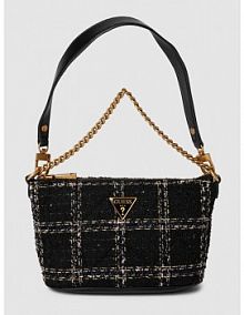 Torba typu worek z aplikacją z logo Guess czarny EAN HWXT7679010