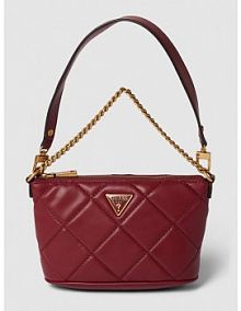 Torba typu worek z pikowaniem model CESSILY BUCKET Guess czerwony EAN HWQB7679010