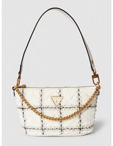 Torba typu worek z aplikacją z logo model CESSILY BUCKET Guess biały EAN HWWT7679010