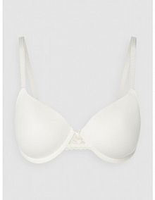 Biustonosz z koronkowym obszyciem model VITTORIA Lascana biały EAN ZA-503