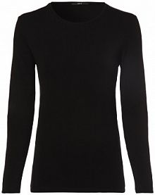 Koszulka z długim rękawem czarny zero damski