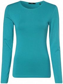 Koszulka z długim rękawem niebieski zero damski
