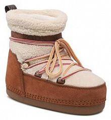 Śniegowce MICHAEL Michael Kors brązowe damskie Zelda Bootie 40F2ZMFE5S