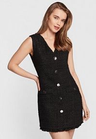 Sukienka dzianinowa Liu Jo czarna Codzienna