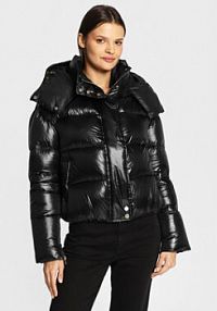Kurtka puchowa Patrizia Pepe czarna damska 