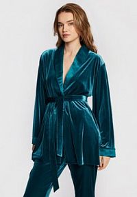 Szlafrok Liu Jo zielony damski 