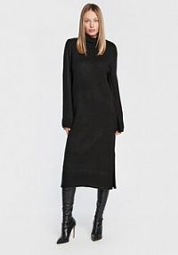 Sukienka dzianinowa ONLY czarna 