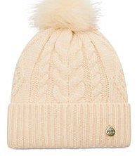 Czapka zimowa Guess beżowa damska 