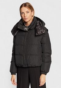 Kurtka puchowa Patrizia Pepe czarna damska Zimowa