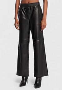 Spodnie skórzane Edited czarna 