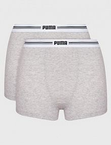 Bokserki Puma szare damskie Komplet 2 par bokserek
