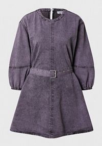 Sukienka jeansowa Edited fioletowa 