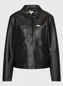Kurtka skórzana Brixton czarna damska Z imitacji skóry