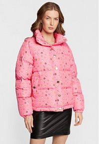 Kurtka puchowa Chiara Ferragni różowa damska 